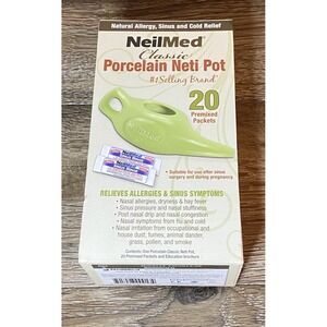 NeilMed Classic Porcelain Neti Pot Allergy Relief
